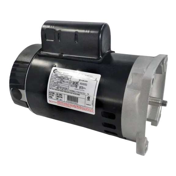 A.O. Smith Century B2853 Up-Rated 1 HP Pool and Spa Pump Motor with 56Y Square Flange, 115/230V, 14.2/7.1A