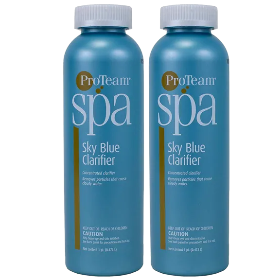 ProTeam Sky Blue Swimming Pool Water Clarifier, 1 Pint - Pack of 2
