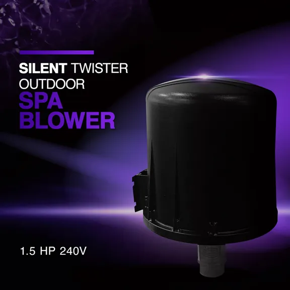 Puri Tech Silent Twister Outdoor Spa Blower, 240V, 1.5HP