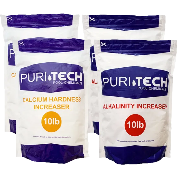 Puri Tech 20lb Calcium and Alkalinity Increaser Kit - 2 Bags Total