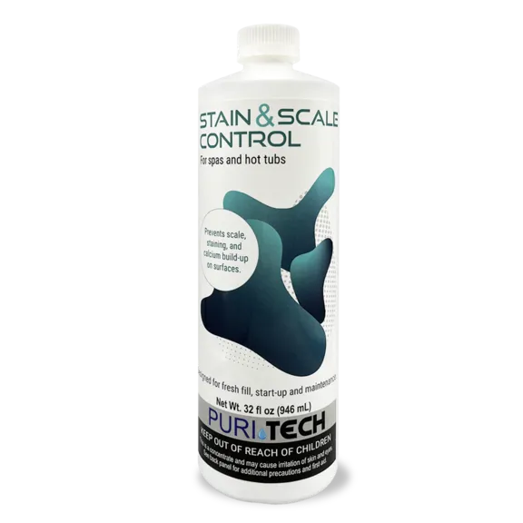 Puri Tech 32oz Spa Stain and Scale Control for Preventing Surface Staining and Calcium Build-up