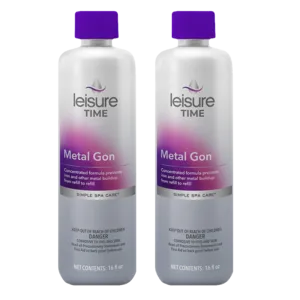 Leisure Time Metal Gon for Spa and Hot Tub Maintenance 16oz (Pack of 2)