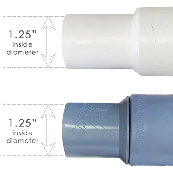 Puri Tech Swivel Cuff Inground Pool Vacuum Hose - 1.25 ft X 27 ft