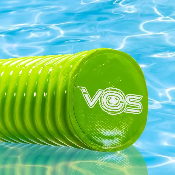 VOS Mega Foam Wavy Pool Noodle, Neon Green