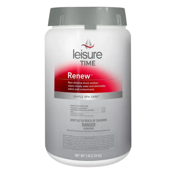 Leisure Time Renew Non-Chlorine Granular Shock for Spas - 5lb Tub