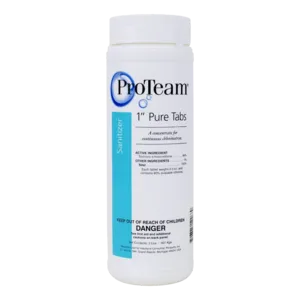 ProTeam Pure Tabs 1" Chlorine Tablets for Swimming Pools and Spas, 2lb.