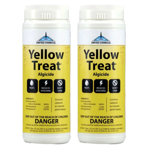 United Chemical Yellow Treat Algaecide, 2lb (Pack of 2)