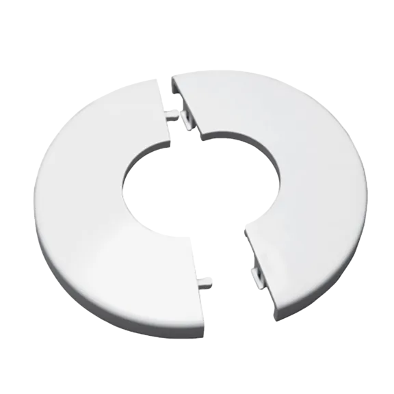S.R. Smith Pearl White Snap-Tite Escutcheon for 1.90 OD Ladders and Rails