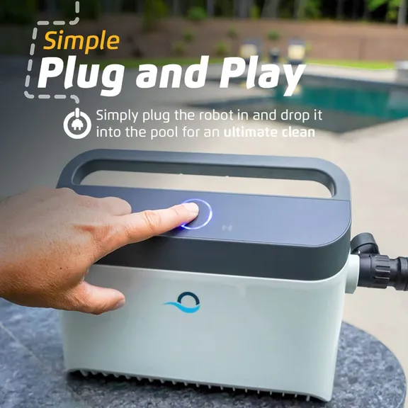 Dolphin Nautilus CC Plus Wi-Fi Controlled Robotic Pool Vacuum Cleaner with Caddy