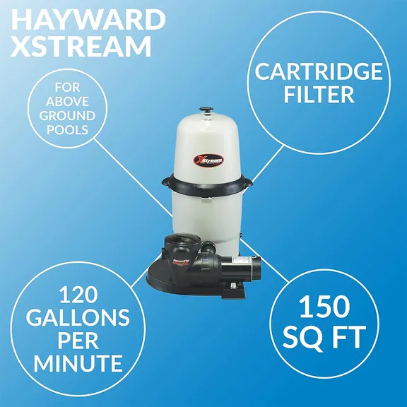 Hayward XStream System Filter with 1.5 HP Pump