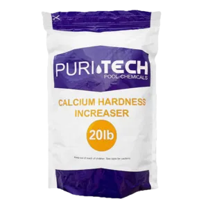 Puri Tech Pool Chemicals 20 lb Calcium Hardness Increaser Plus for Pools and Spas - Prevents Surface Staining