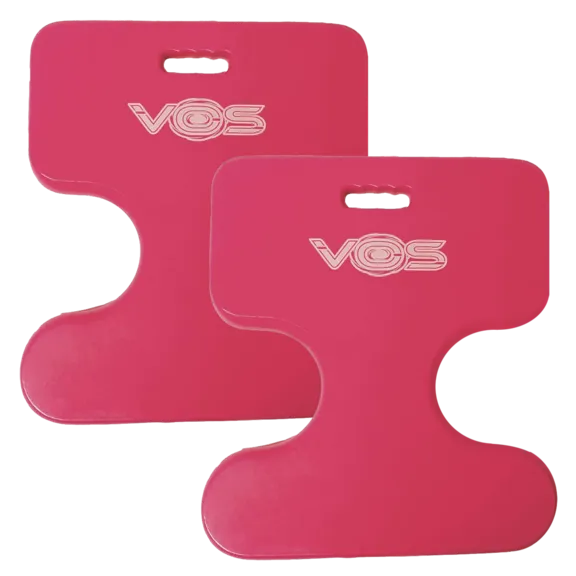 VOS Oasis Premium Water Solid Saddle Floats, Fandango Pink, 2-Pack