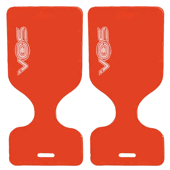 VOS Oasis Premium Water Solid Saddle Floats, Red, 2-Pack