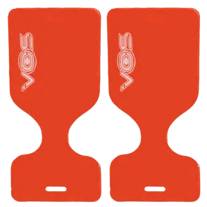 VOS Oasis Premium Water Solid Saddle Floats, Red, 2-Pack