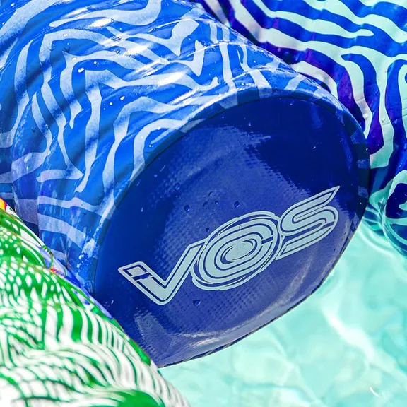 VOS Mega Foam Wavy Pool Noodle, Kovo Blue
