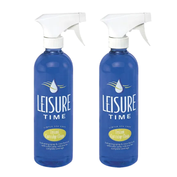 Leisure Time Instant Cartridge Cleaner for Spa and Pool Filters (Pack of 2)