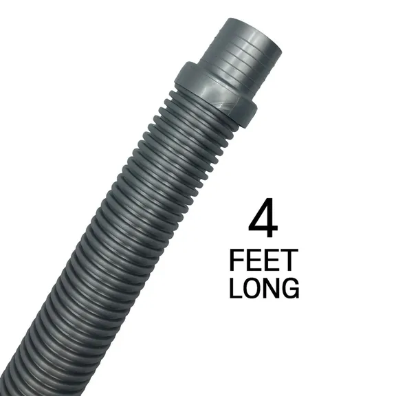 Puri Tech AquaBug Pool Hose for Hayward Navigator, Pool Vac Ultra, Silver, 4ft (Pack of 5)