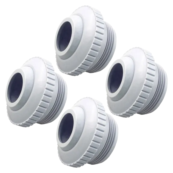 Hayward HydroStream Directional Outlet with 1" Opening, White (Pack of 4)