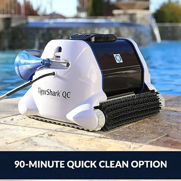 Hayward TigerShark Robotic Swimming Pool Vacuum Cleaner, Quick Clean, W3RC9990CUB