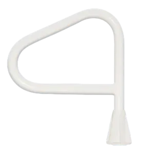 Saftron White Lift & Turn Single Post Spa Floor Rail for In-ground Spas