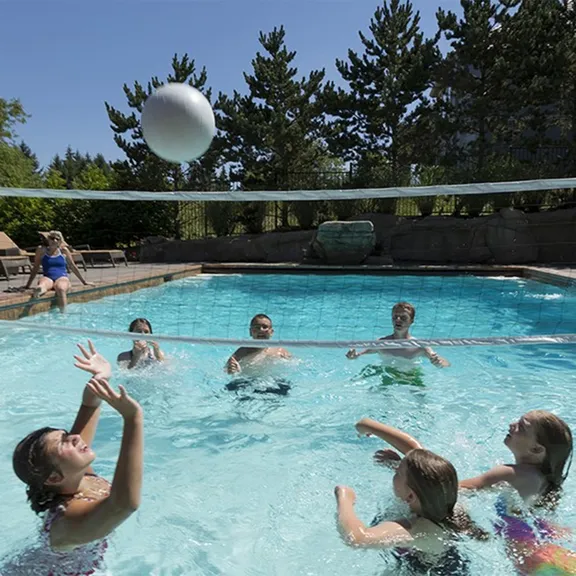 S.R. Smith Salt Pool Volleyball Game with Anchor