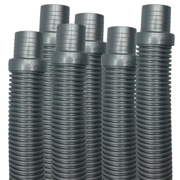 Puri Tech AquaBug Pool Hose for Hayward Navigator, Pool Vac Ultra, Silver, 4ft (Pack of 6)