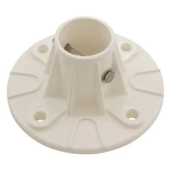 S.R. Smith Plastic Deck-Mounted Flange 05-623, Single