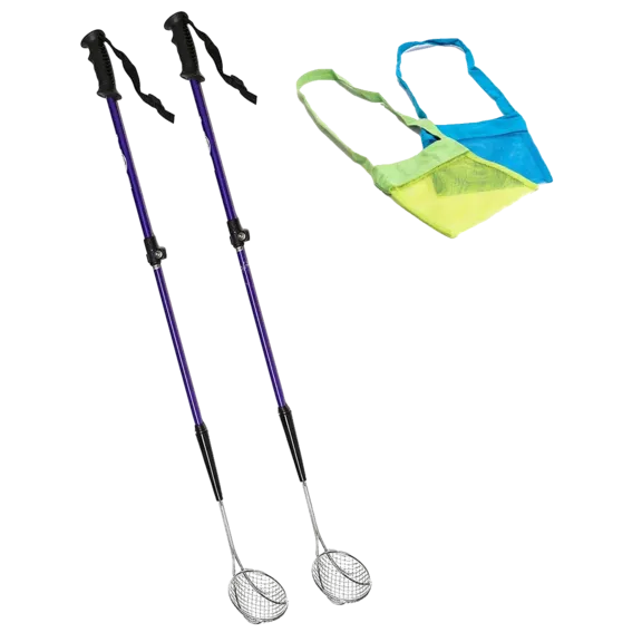 VOS Sand Sifter, Adjustable Shelling Tools for Beach, 2-Pack, Blue