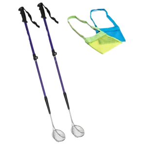 VOS Sand Sifter, Adjustable Shelling Tools for Beach, 2-Pack, Blue