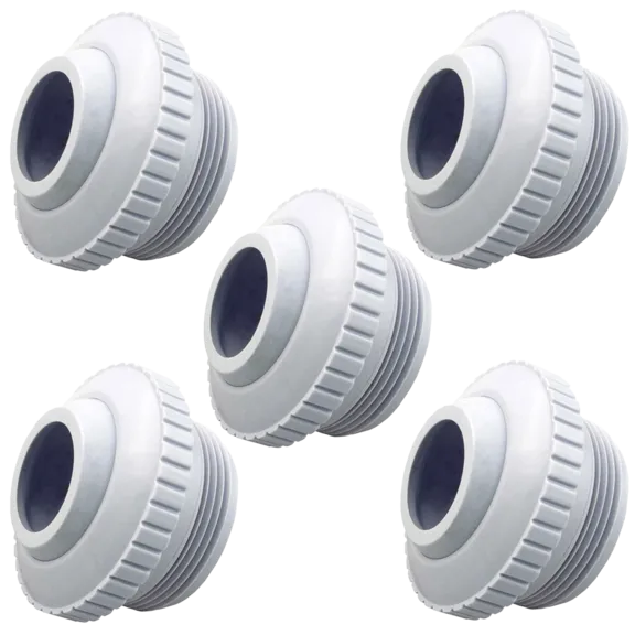 Hayward HydroStream Directional Outlet with 1" Opening, White (Pack of 5)