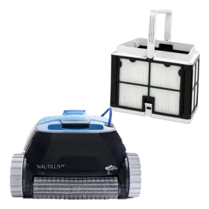 Dolphin Nautilus CC Robotic Pool Vacuum Cleaner with Ultra-Fine Filters Ideal for Above/In-Ground Pools 33 FT in Length