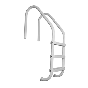 SAFTRON White 3-Step In-Ground Swimming Pool Ladder