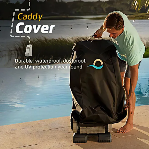 Maytronics Dolphin Nautilus CC Inground Robotic Pool Cleaner with Caddy and Cover