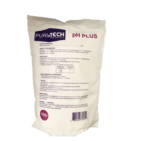 Puri Tech Pool and Spa pH Plus Increaser - 10lb Bag