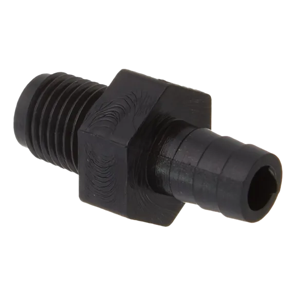 Waterway Plastics RF850 Barb Adapter - 1/4 Mpt X 3/8 Barb