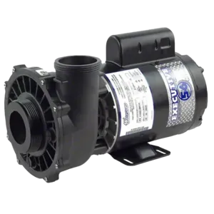 Waterway Plastics Executive Spa Pump with 56 Frame, 1-Speed, 230V, 4HP, 2-1/2", 3711621-13