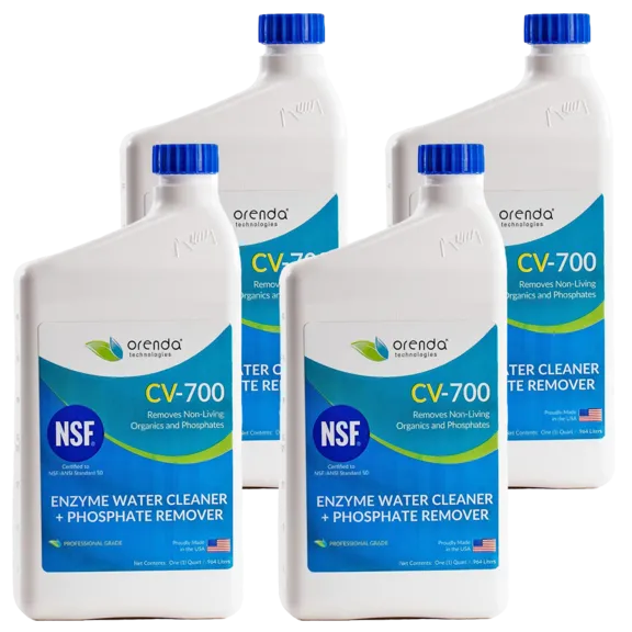 Orenda CV-700 4-Pack Catalytic Enzyme Pool Water Cleaner and Phosphate Remover