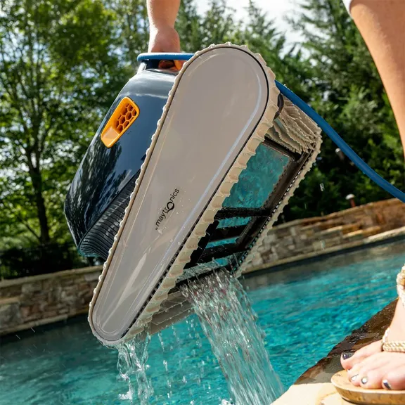 Dolphin Triton PS Inground Robotic Pool Vacuum Cleaner, Universal Caddy Dolphin Triton
