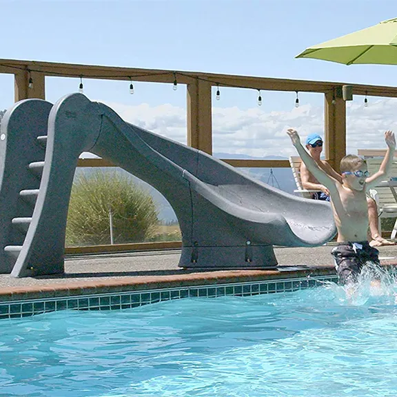 Sandstone Cyclone Right Curve Pool Slide by S.R. Smith