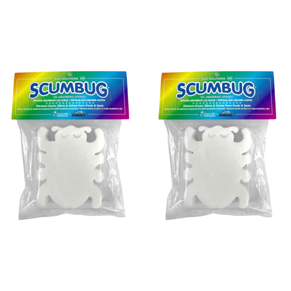 ScumBug Double Oil Absorbing Sponge, Sponge Devours Scum, Slime and Grime From (Pack of 2)