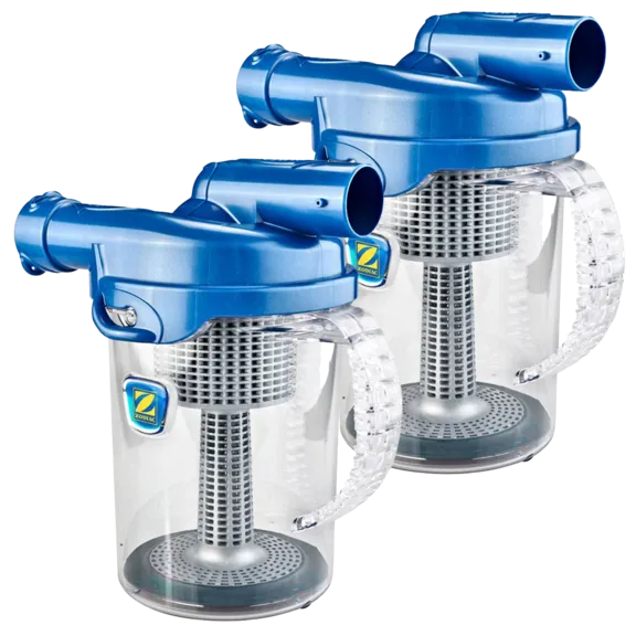 Automatic Swimming Pool Cleaner Cyclonic Leaf Catcher Canister, 2-Pack