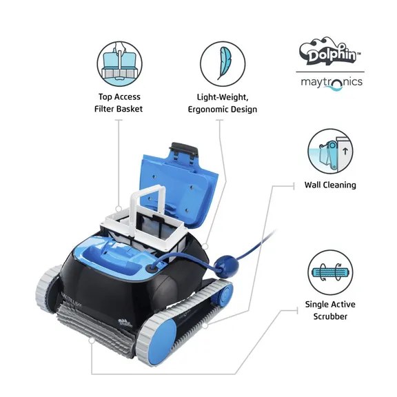 Dolphin Nautilus CC Inground Swimming Pool Cleaner with Caddy