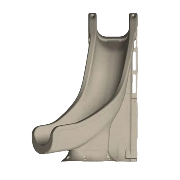 Global Pool Products Tidal Wave Inground Swimming Pool Water Slide Deck Mounted, Right Curve Turn Sand