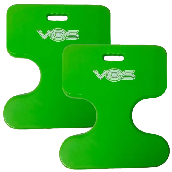 VOS Oasis Premium Water Solid Saddle Floats, Kiwi Green, 2-Pack