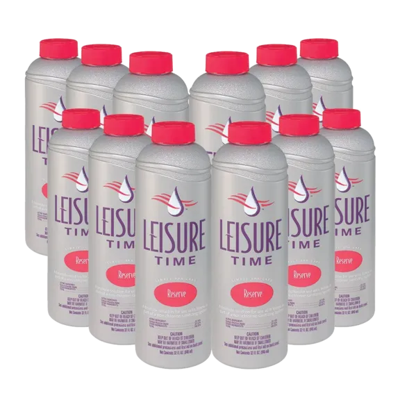Leisure Time Reserve Bromide Solution for Pools and Spas 32oz (Pack of 12)