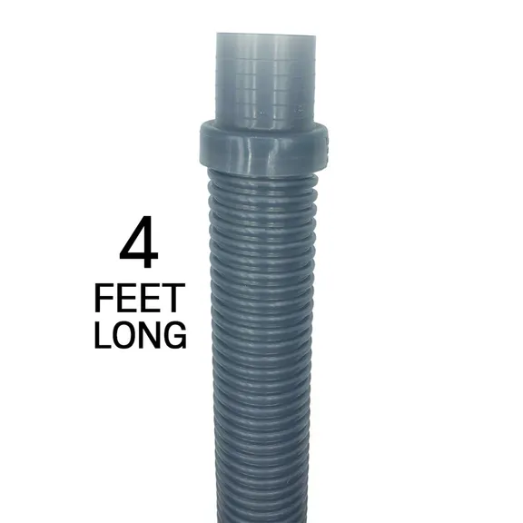 Puri Tech AquaBug Translucent Blue Pool Vacuum Hose, 1.5 inch x 4 feet (Pack of 5)