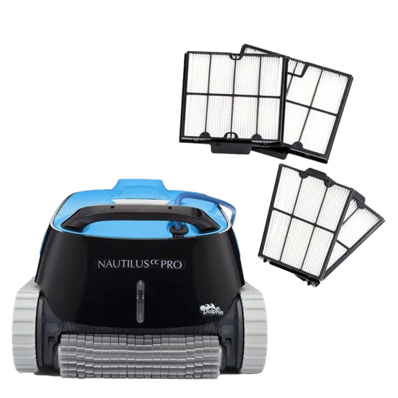 Pro Robotic Pool Vacuum Cleaner with Wi-Fi Control by Dolphin Nautilus CC