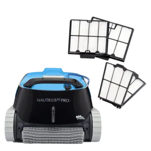 Pro Robotic Pool Vacuum Cleaner with Wi-Fi Control by Dolphin Nautilus CC