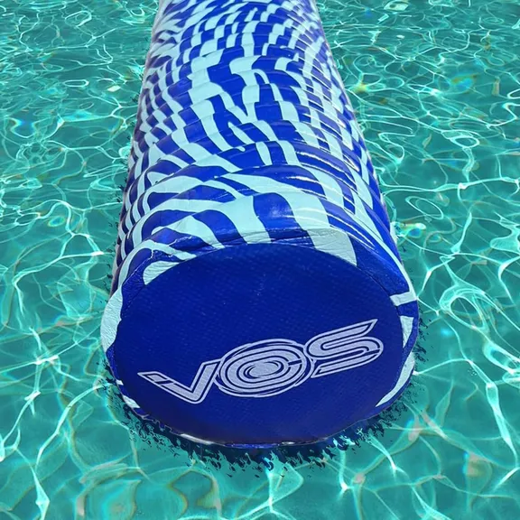 VOS Mega Foam Wavy Pool Noodle, Kovo Blue