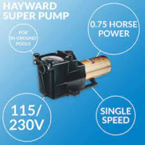 Hayward Super Pump, Single-Speed, 115/230V, 0.75HP